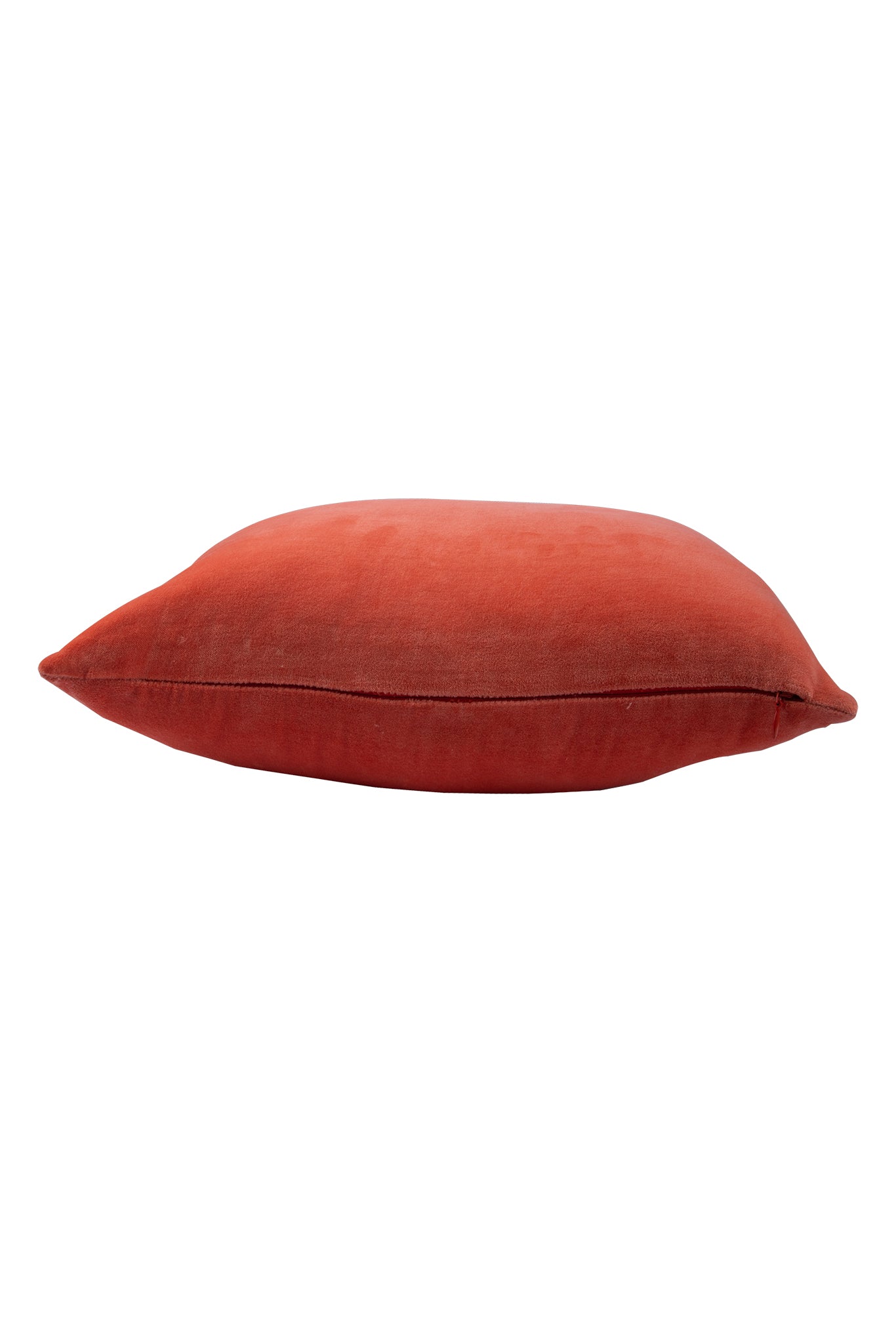 Premium Velvet Cushion Cover -  Light Orange