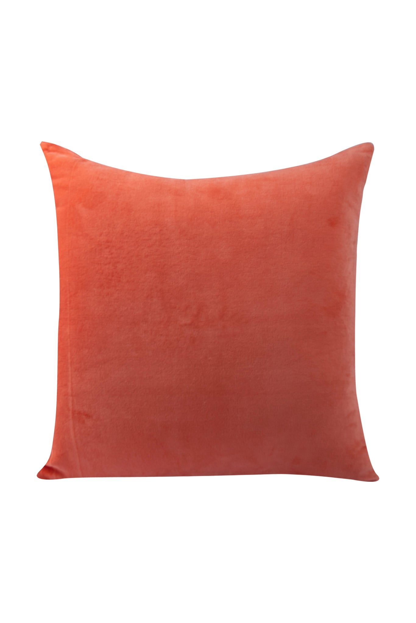 Premium Velvet Cushion Cover -  Light Orange