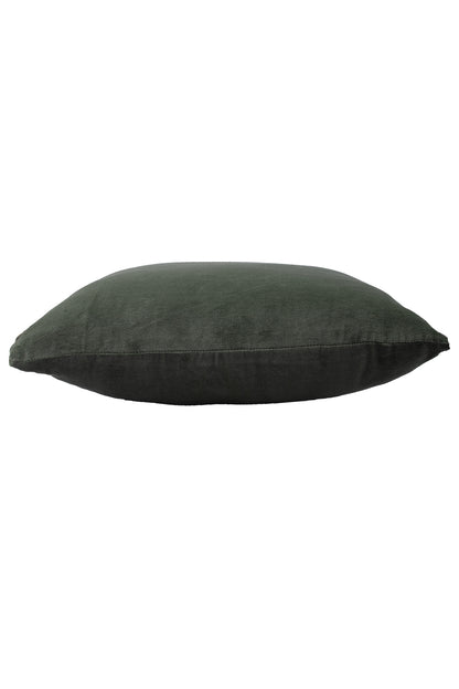 Premium Velvet Cushion Cover -  Olive