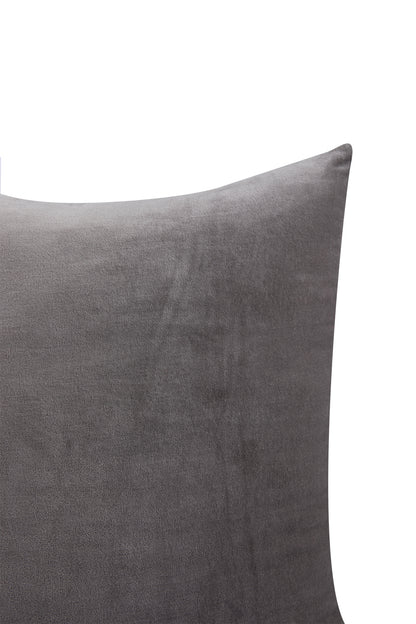 Premium Velvet Cushion Cover -  Gray