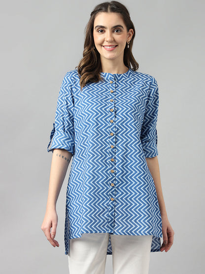 Cheveron Shirt Top