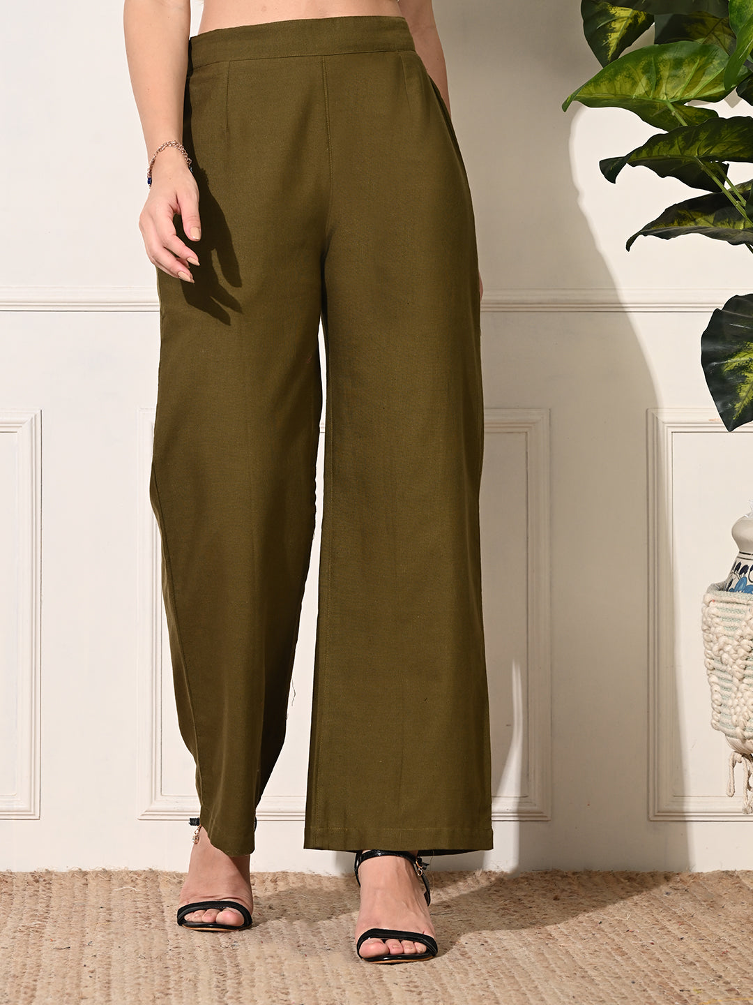 Olive Green Palazzo