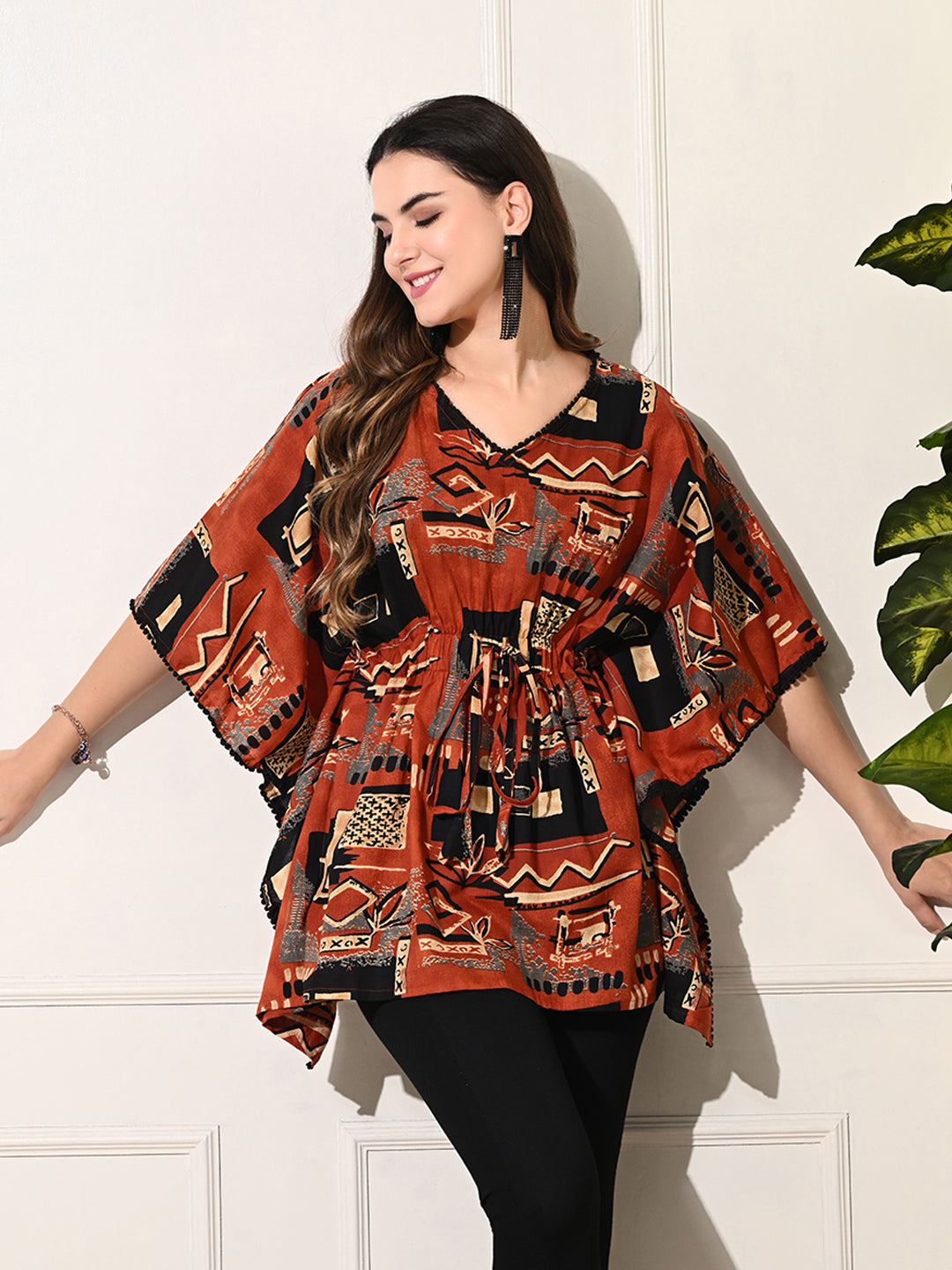 Rustic Hues Kaftan Tunic