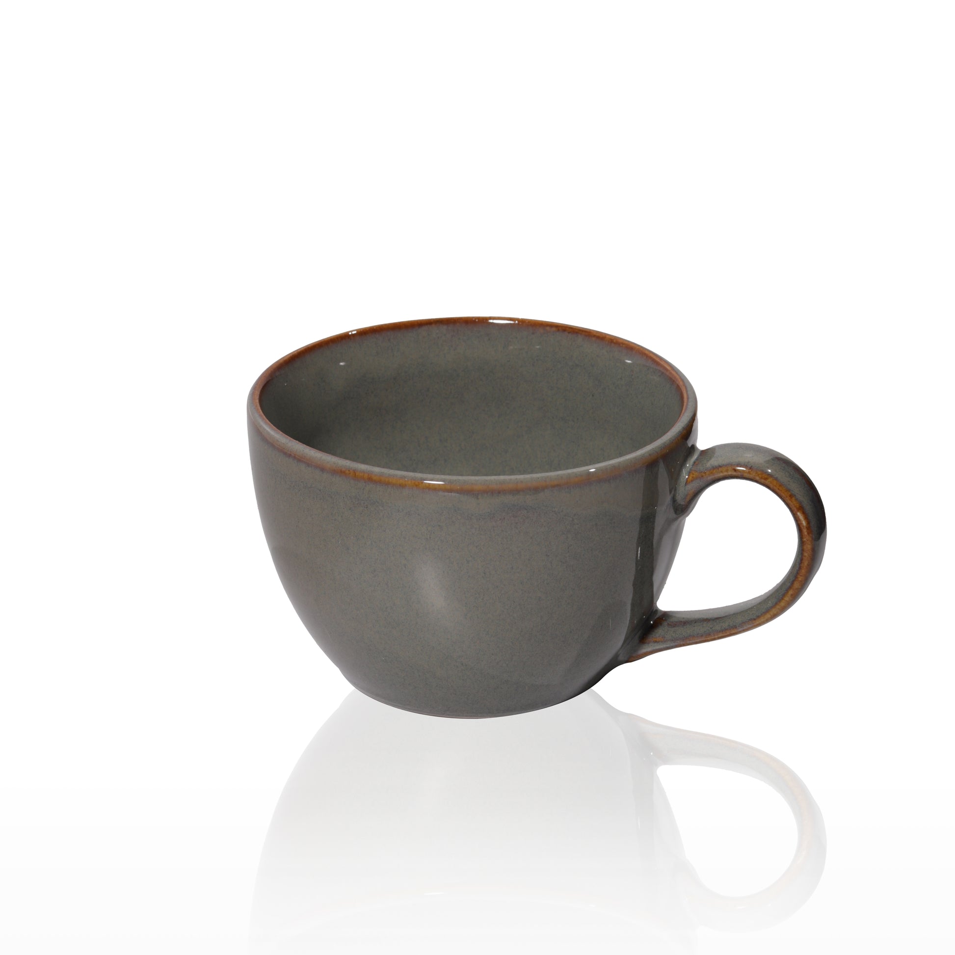 Slate Ceramic Soup Mug - Ayuda Homes