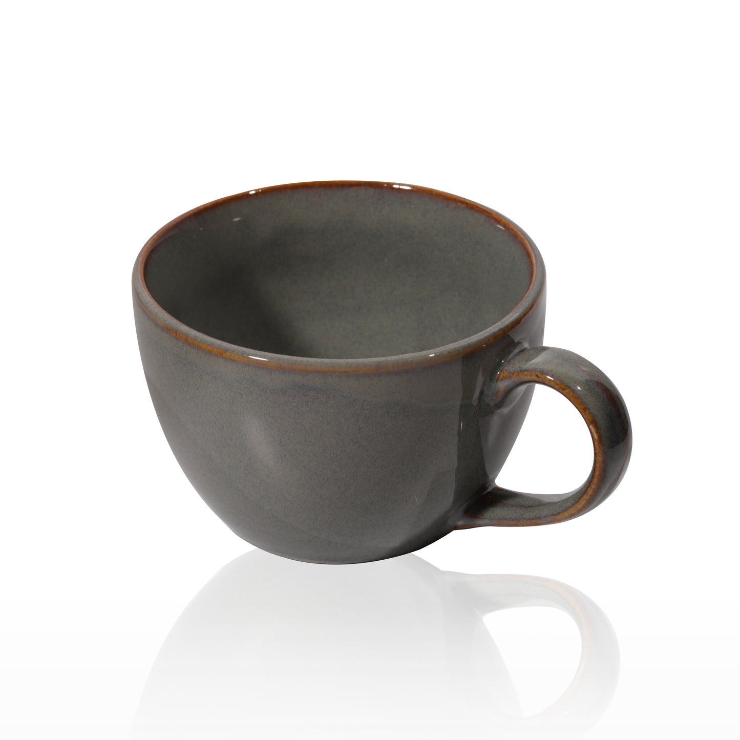 Slate Ceramic Soup Mug - Ayuda Homes