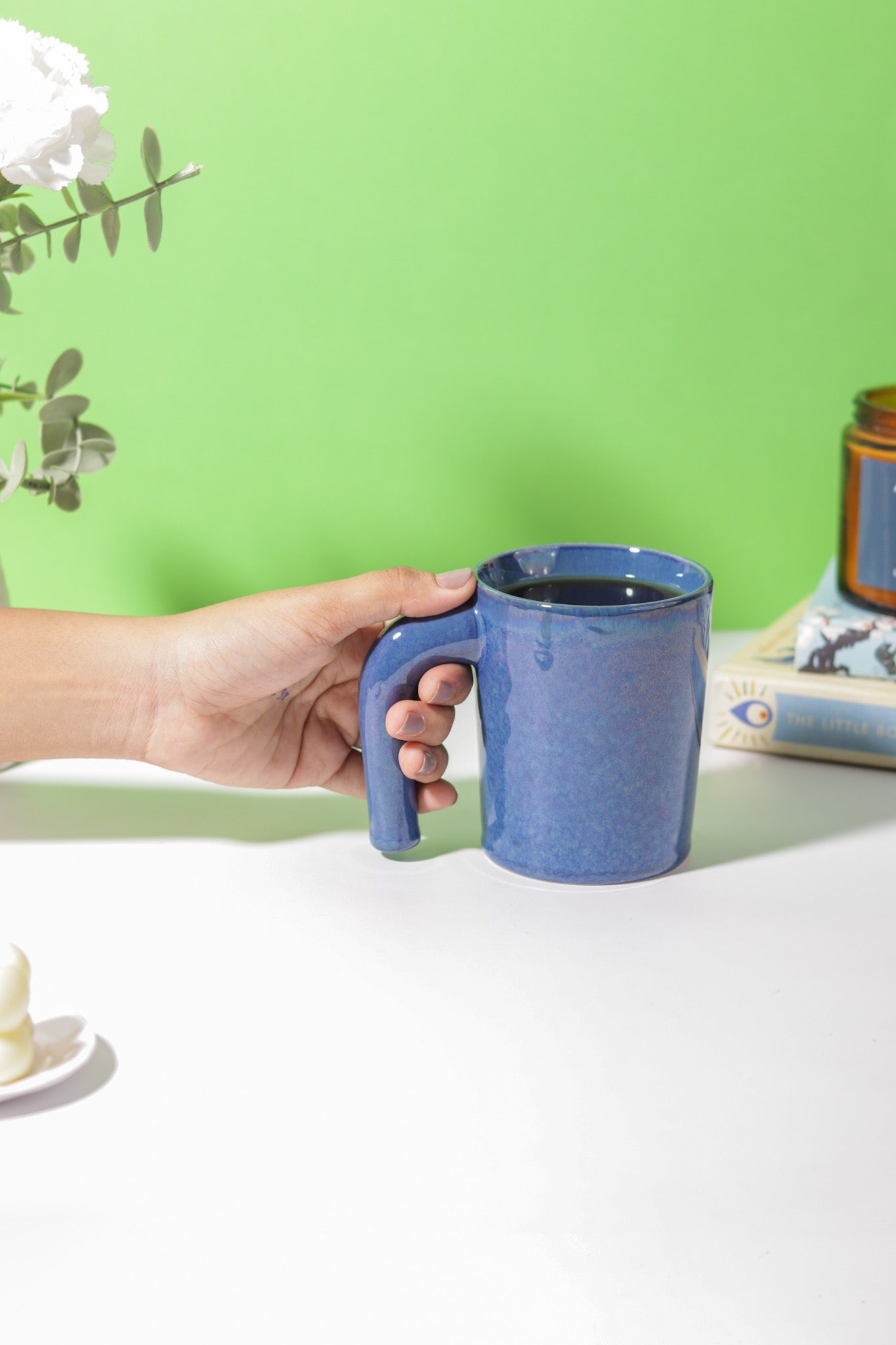 Morgen Indigo Ceramic Mug - Ayuda Homes