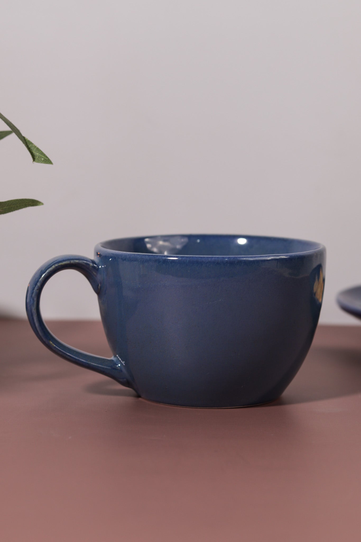 Indigo Ceramic Soup Mug - Ayuda Homes