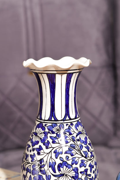 Indigo Ceramic Vase