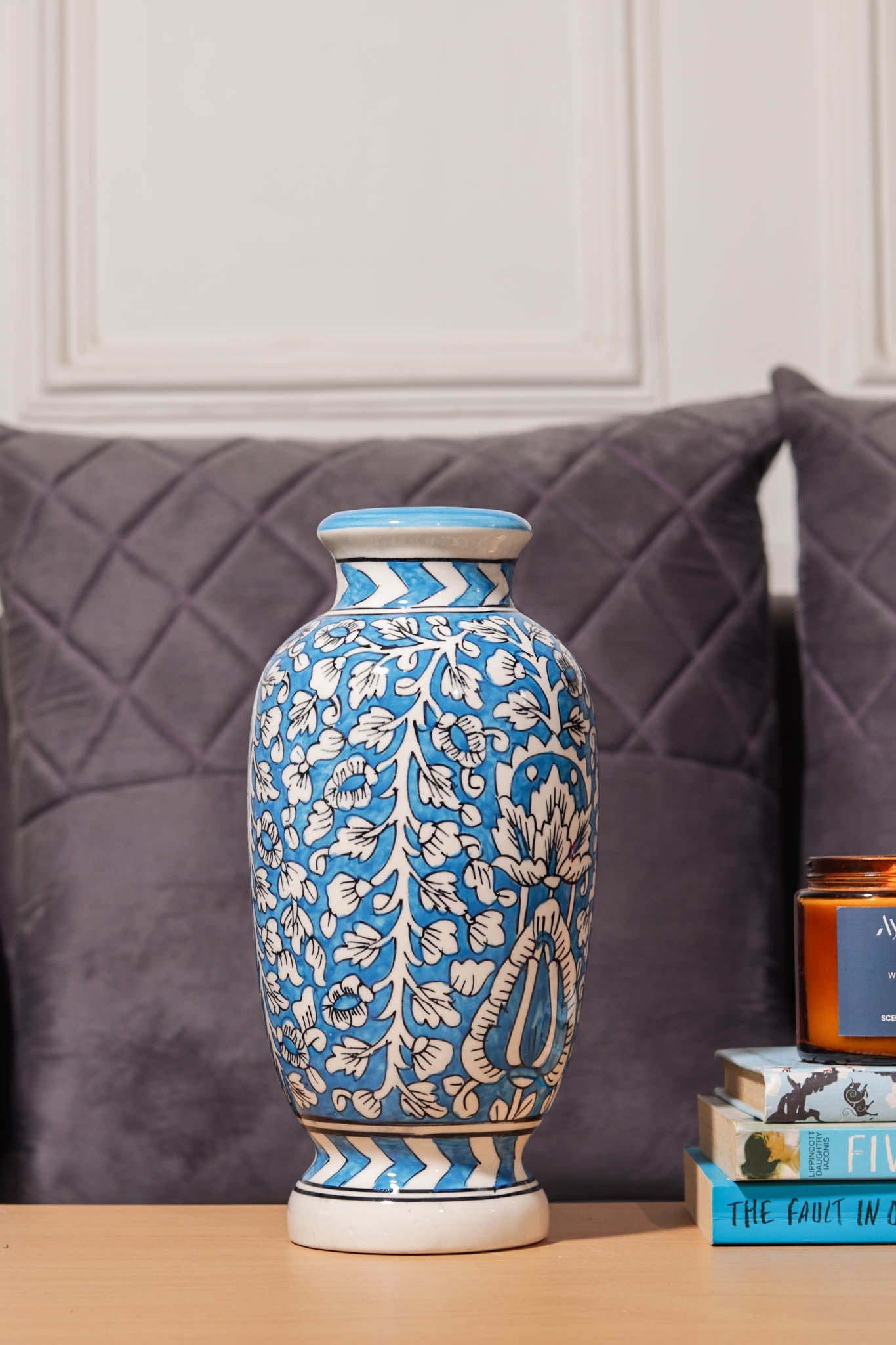 Sapphire Ceramic Vase