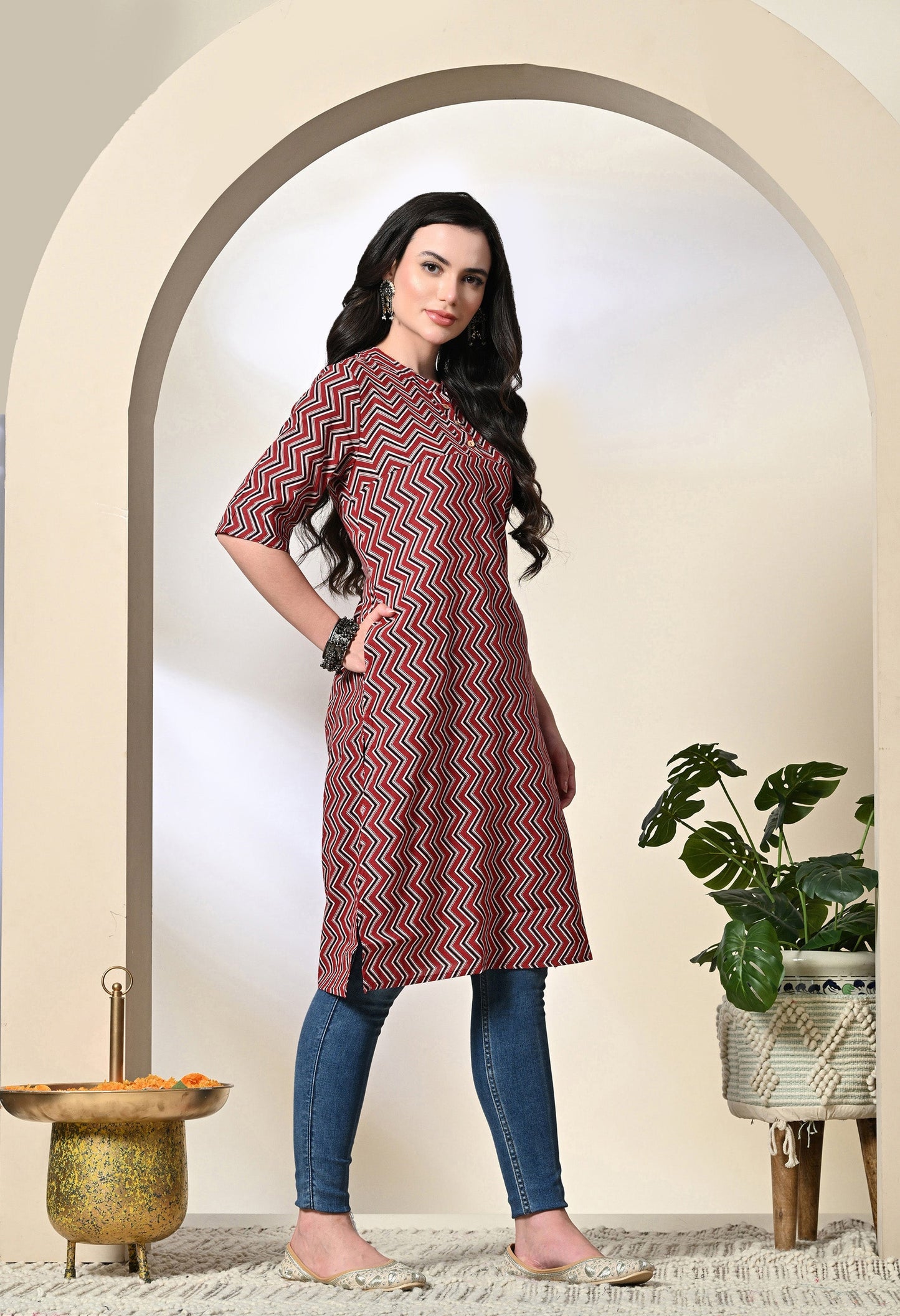 Azure Long Kurta