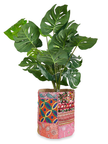 Carmine Pink Pot Cover - Ayuda Homes