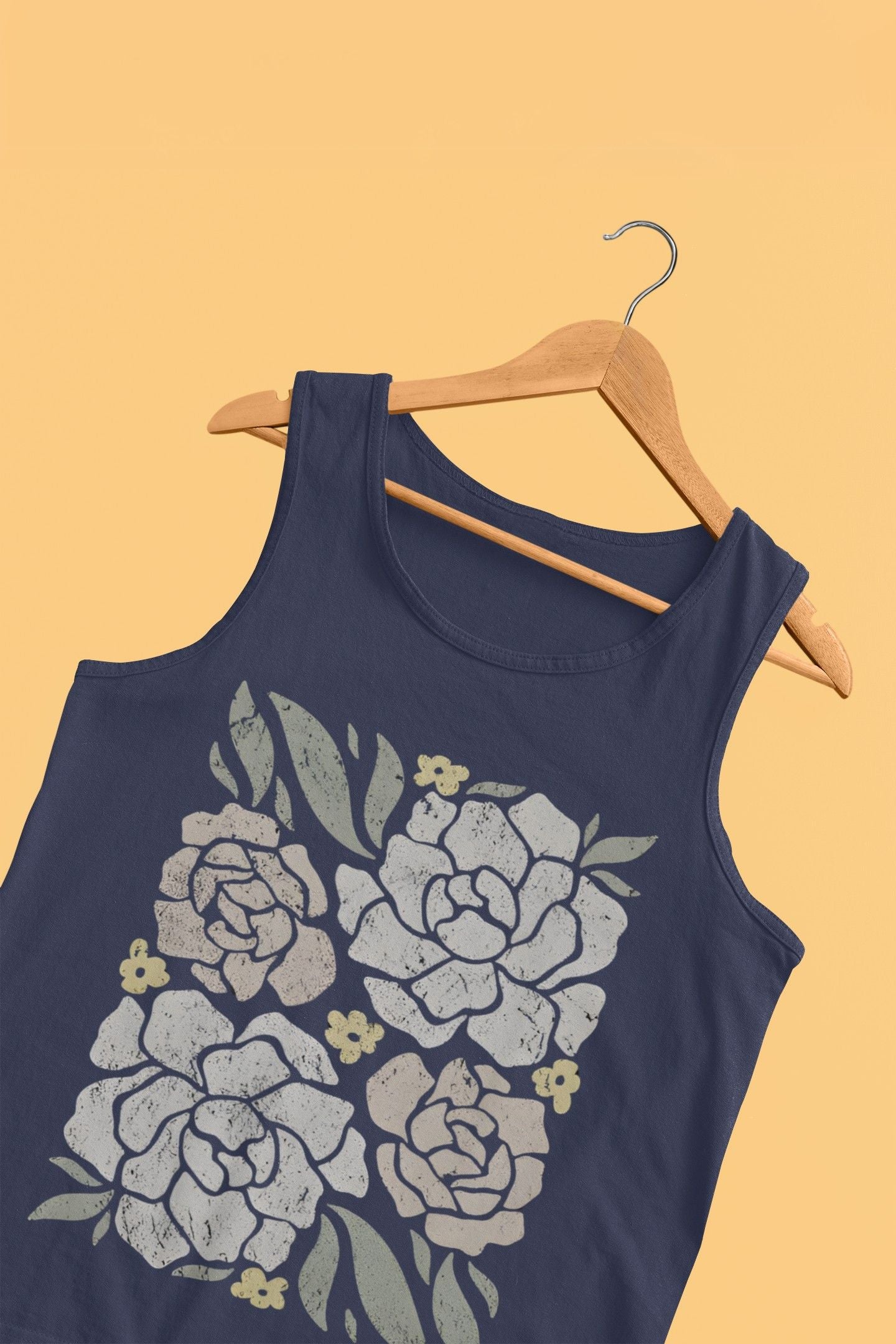 Women's Tank Top: Flowers