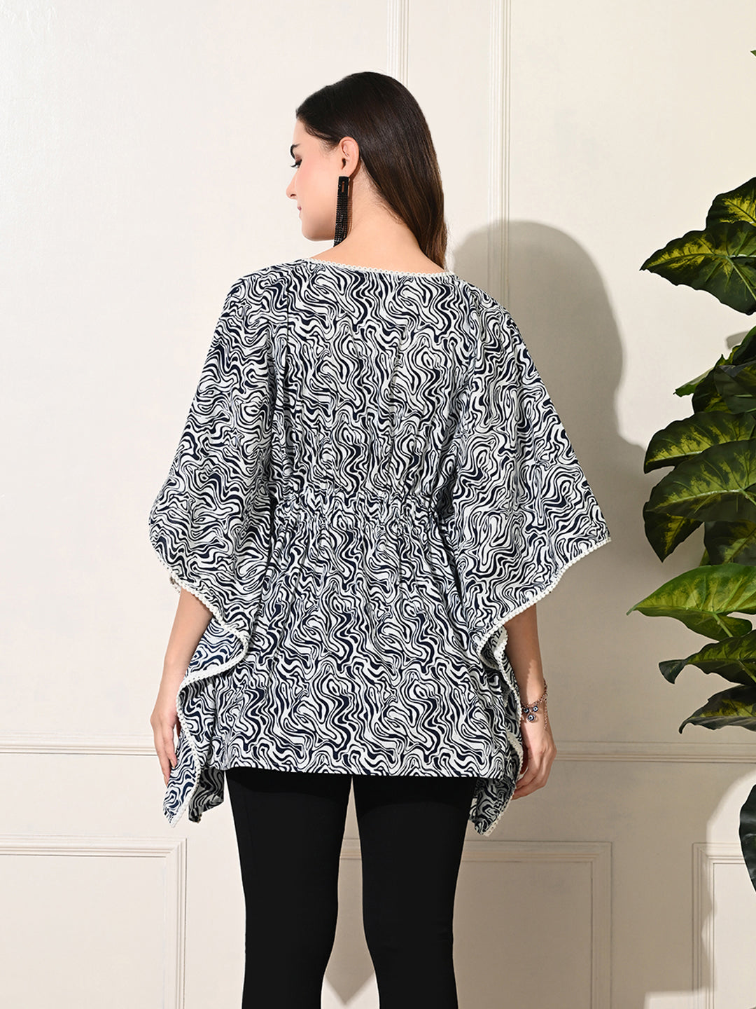 Blue Wave Kaftan Tunic