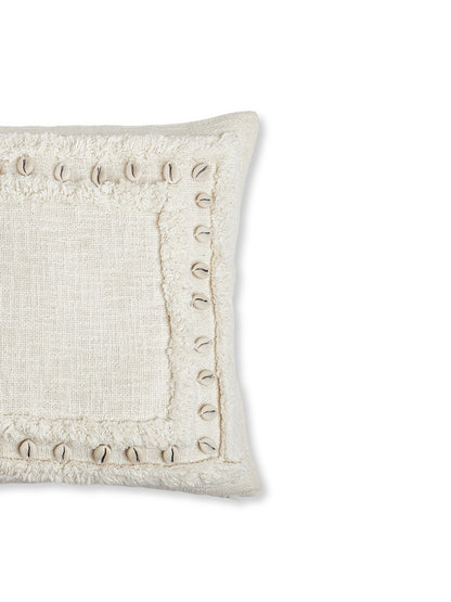 Seashell Quad Cushion Cover- Handmade - Ayuda Homes