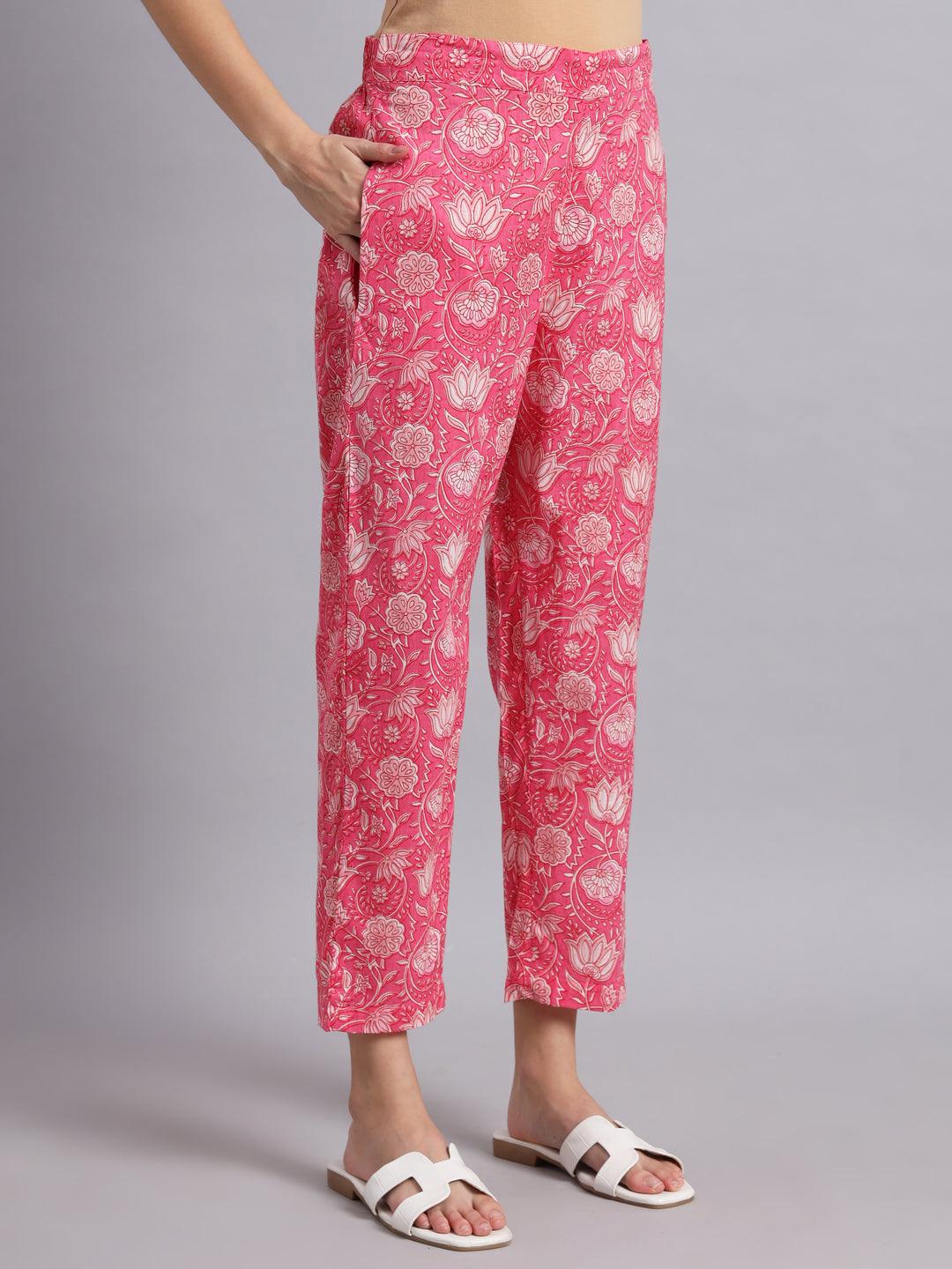 Peppy Pink Shirt and Trouser Co-ord Set - Decked Up