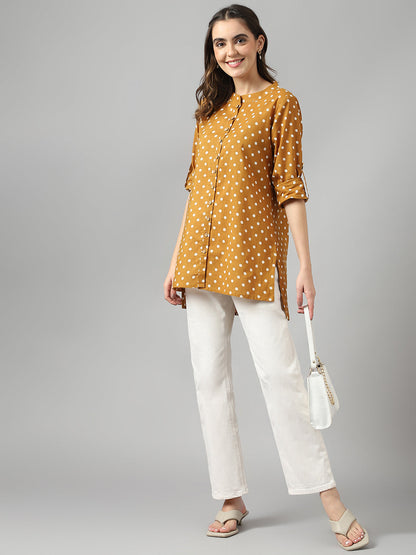 Polka Shirt Top