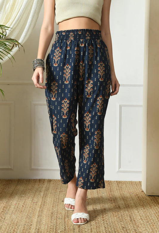 Blue Ikat Comfort Pants