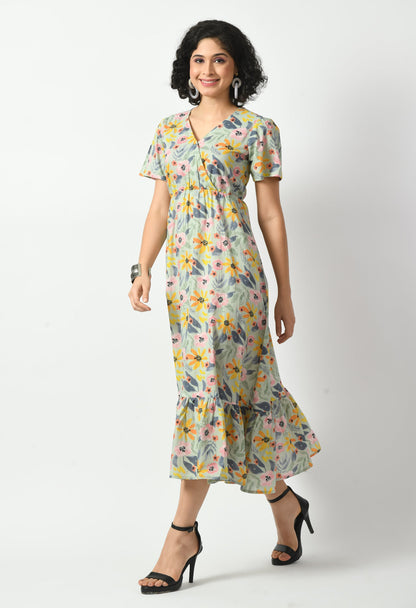 Cotton  A-line Pocket Dress