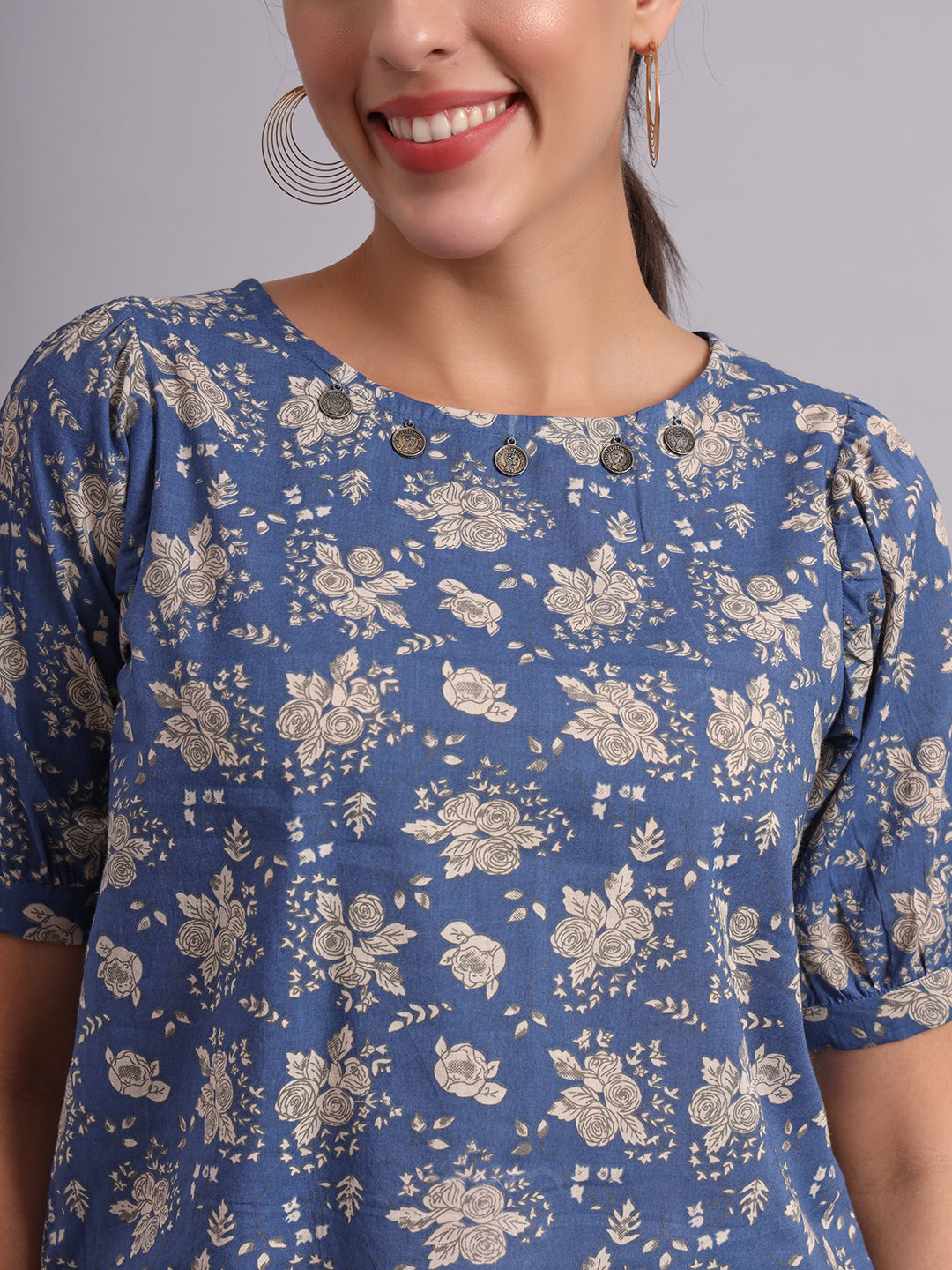 Cotton Printed  Style Top with Trouser