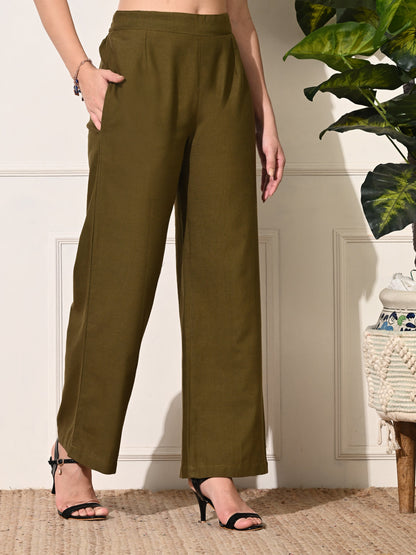 Olive Green Palazzo