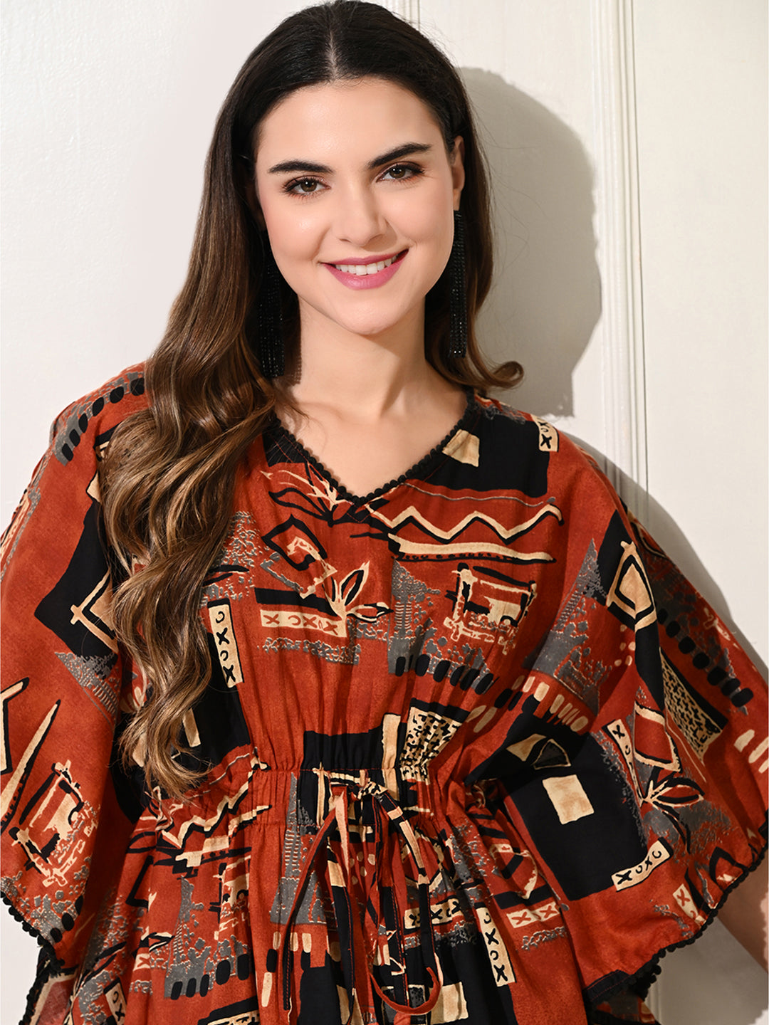 Rustic Hues Kaftan Tunic