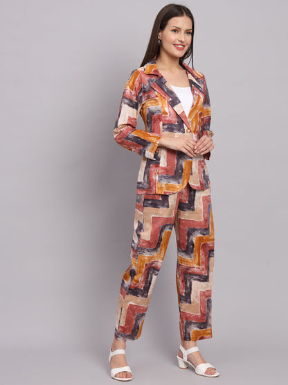 Multi colour Cotton Print Co-ord Set