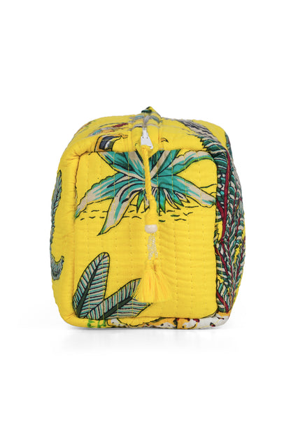 Tropical Elegance Quilted Pouches (Set of 3)