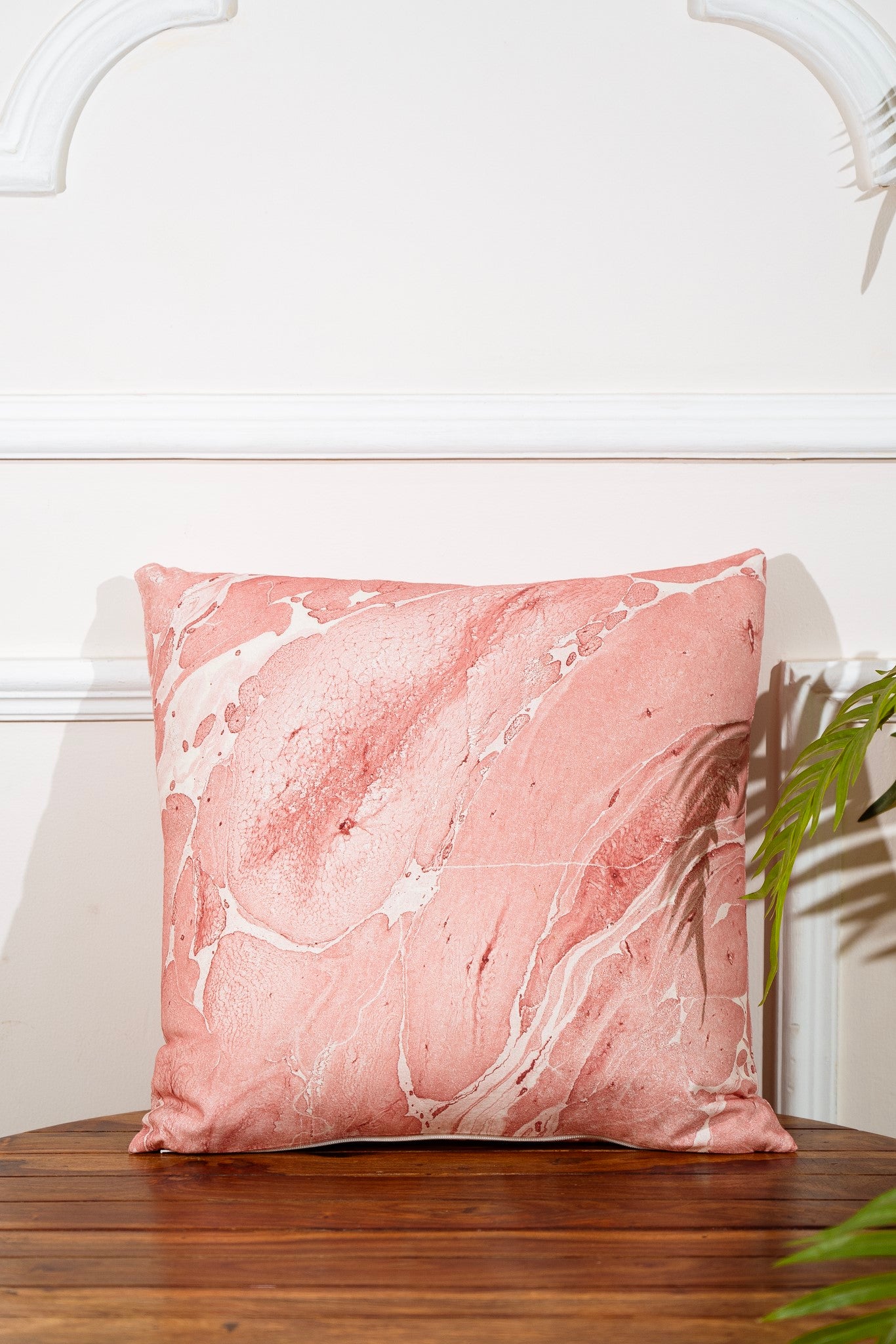 Blush Swirl Cushion Cover