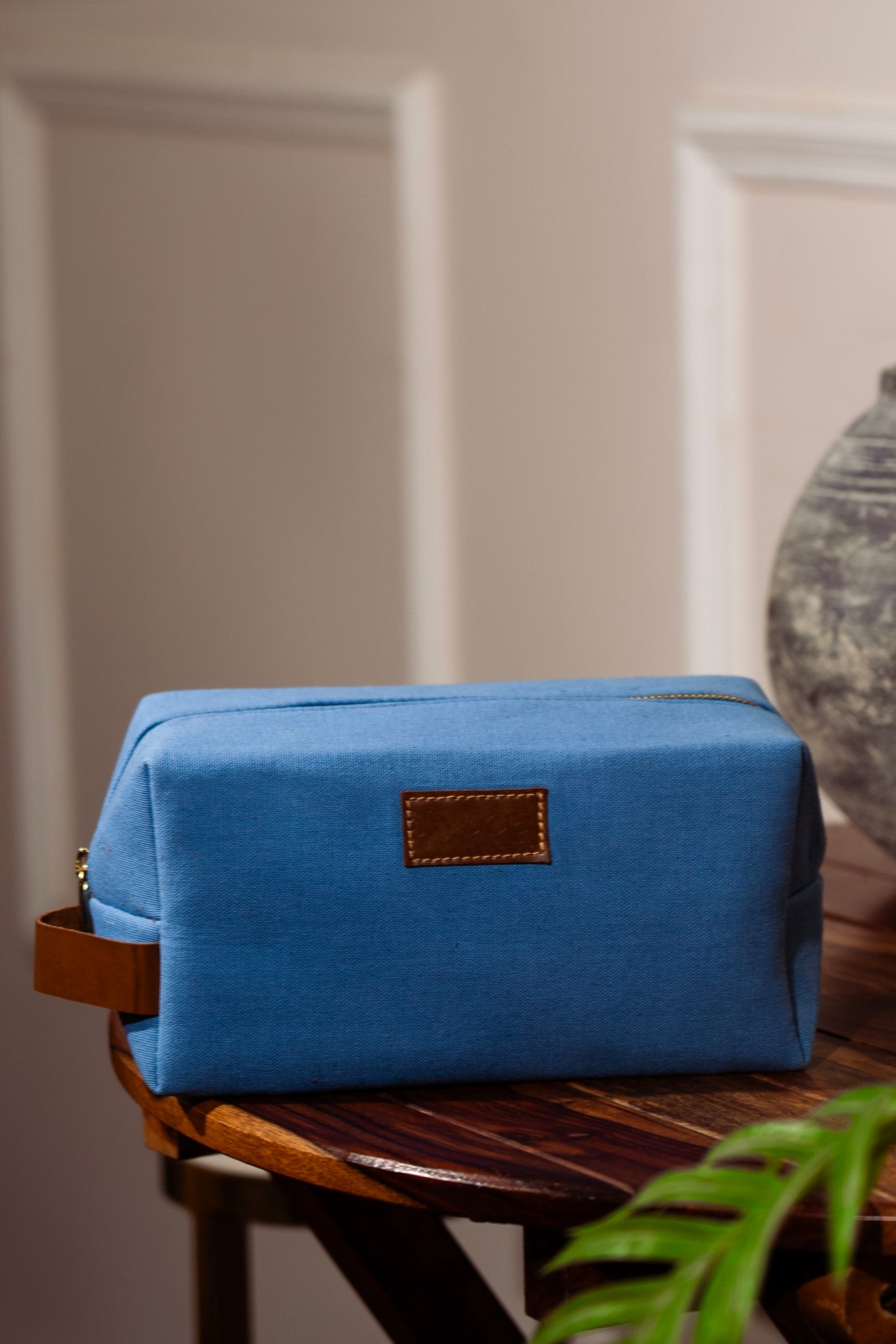 Canvas Box Organizer Pouch - Blue