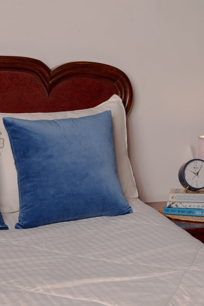 Premium Velvet Cushion Cover -  Navy