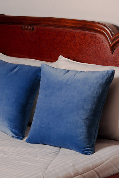 Premium Velvet Cushion Cover -  Navy