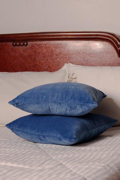 Premium Velvet Cushion Cover -  Navy