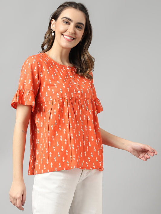 A-Line Short Sleeve Top