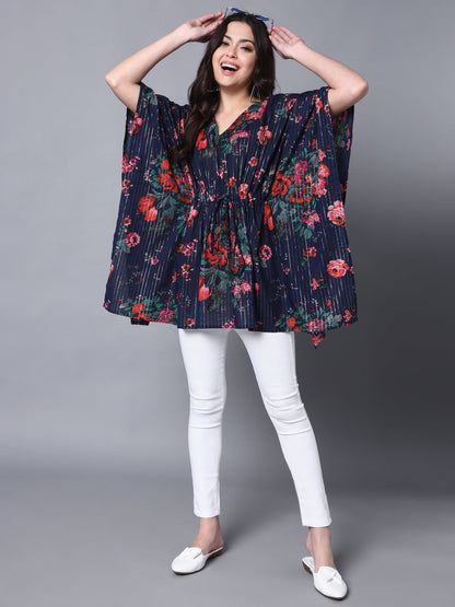 Cotton Lurex Printed Top