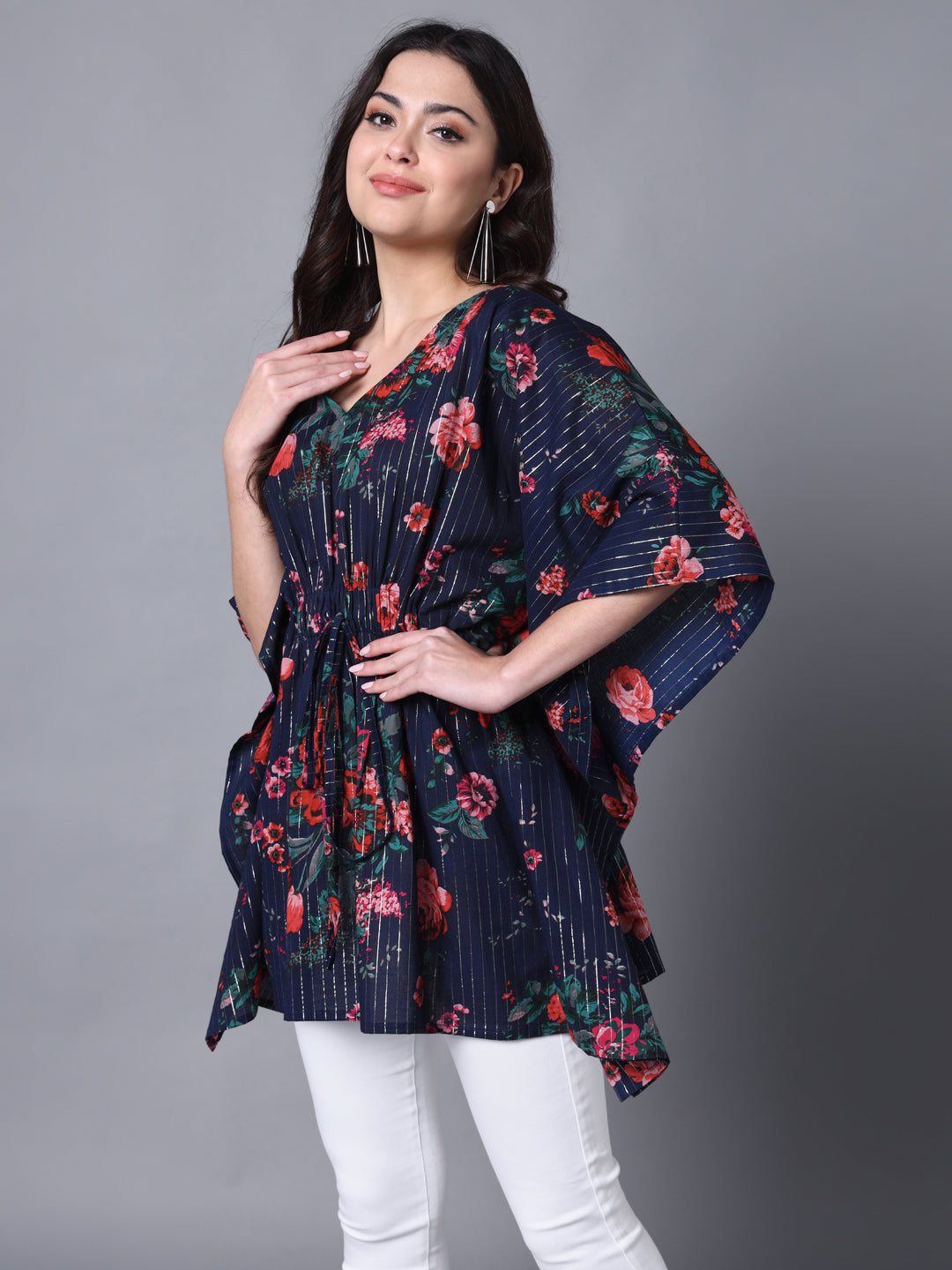 Cotton Lurex Printed Top