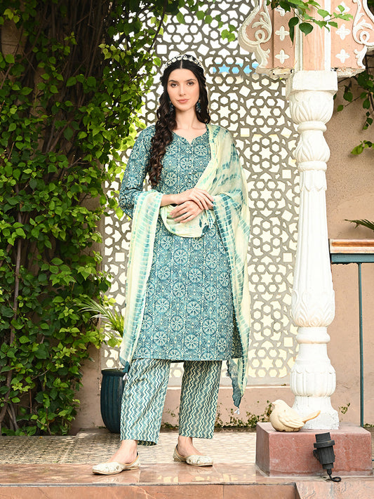 Mihika Kurta Pant Dupatta Set