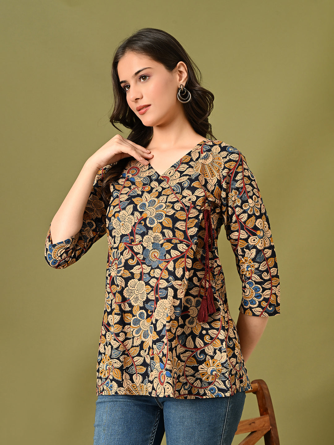 Kinjal Kalamkari Tunic