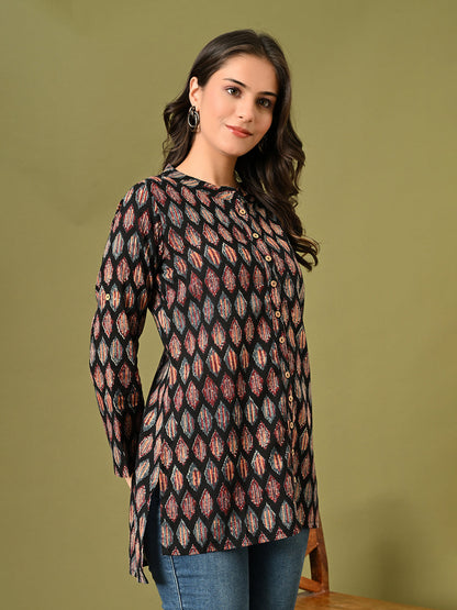 Ikat Shirt Style Tunic