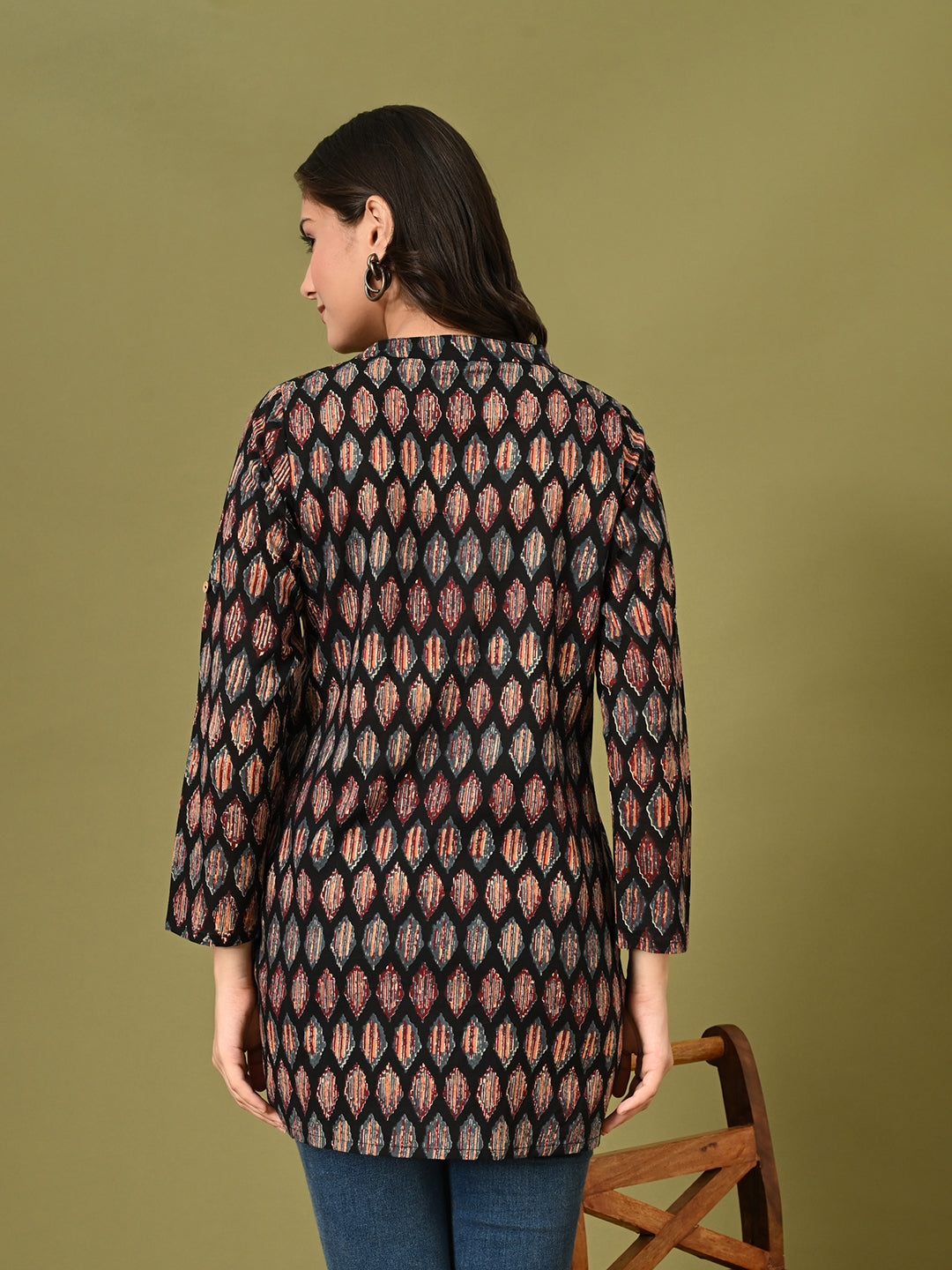 Ikat Shirt Style Tunic