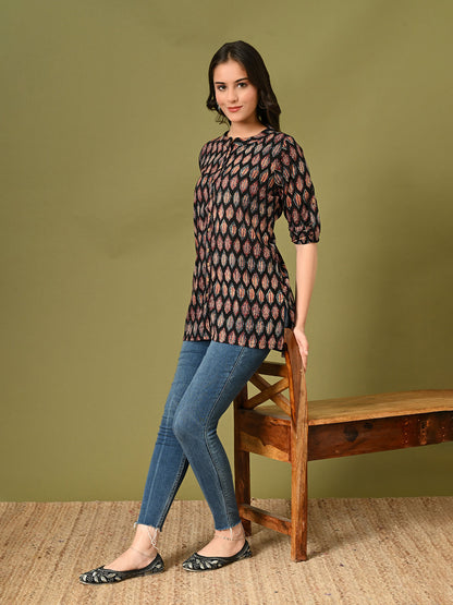 Ikat Shirt Style Tunic