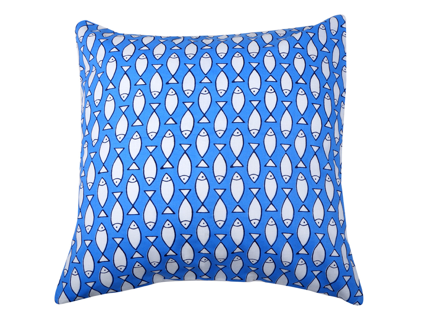 Under the Sea Cushion Cover - Block Printed - Ayuda Homes