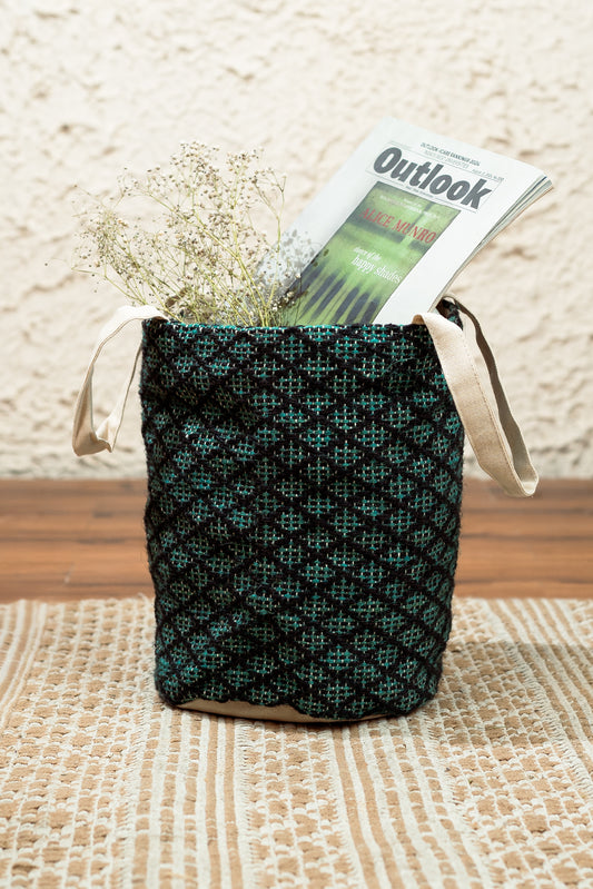 Boho Bliss Sutli Jute Basket (Medium)