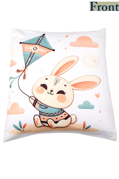 Bunny Kids Cushion Cover - Printed - Ayuda Homes