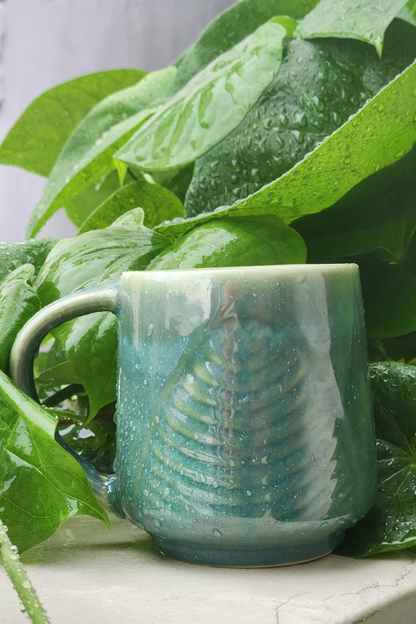 Ocean Leaf Ceramic Mug | ceramic mug | Ayuda Homes