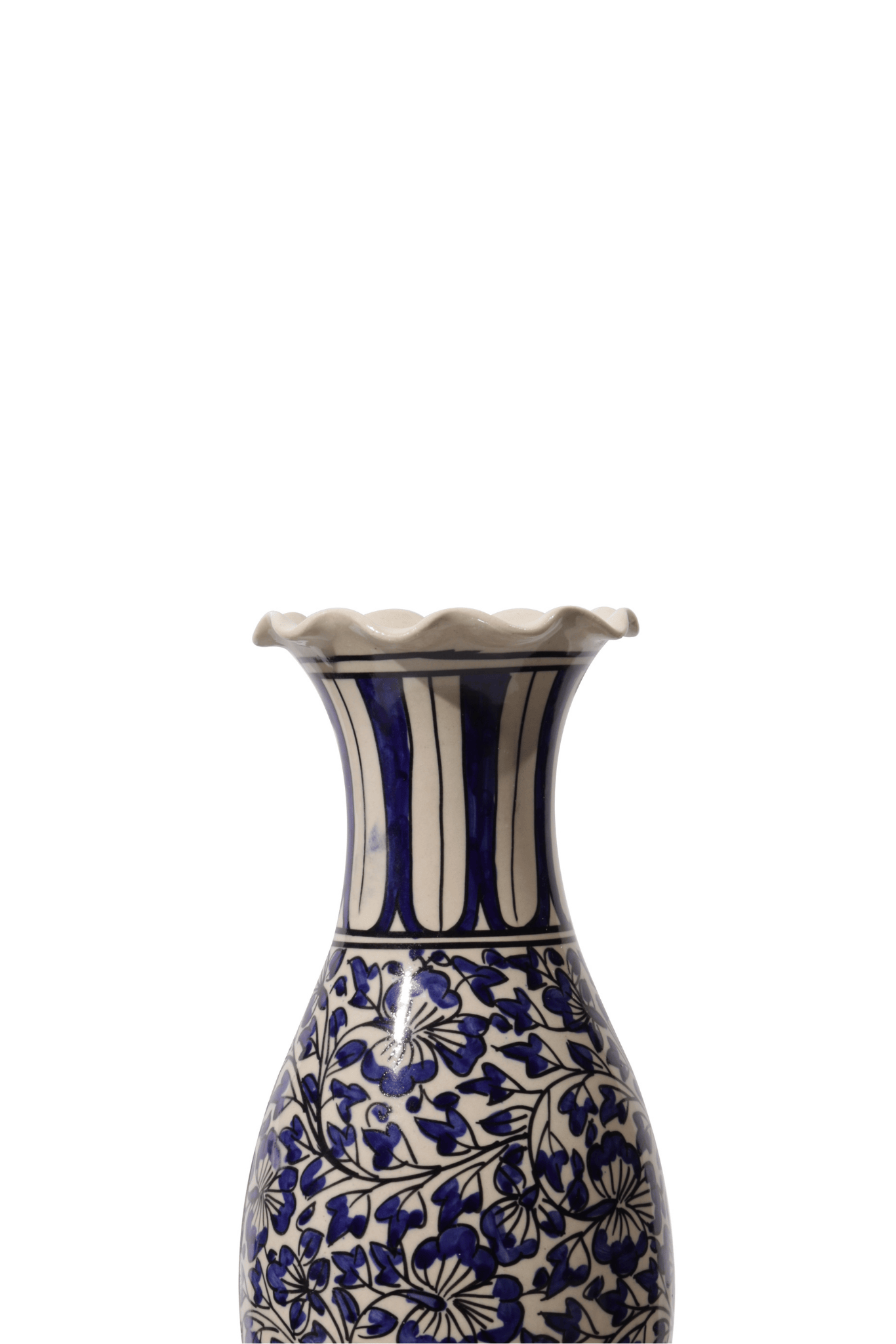 Indigo Ceramic Vase