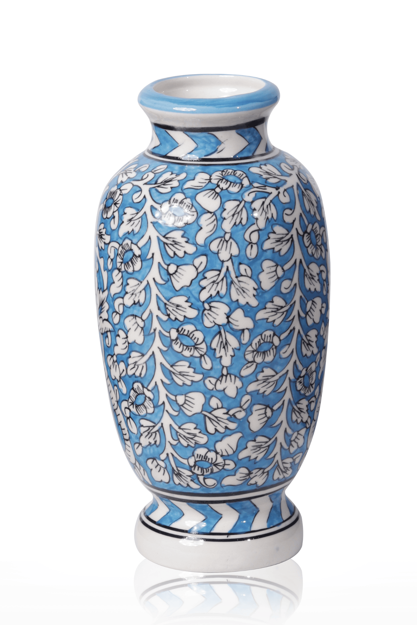 Sapphire Ceramic Vase