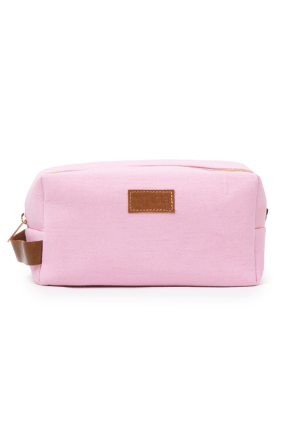 Canvas Box Organizer Pouch - Pink