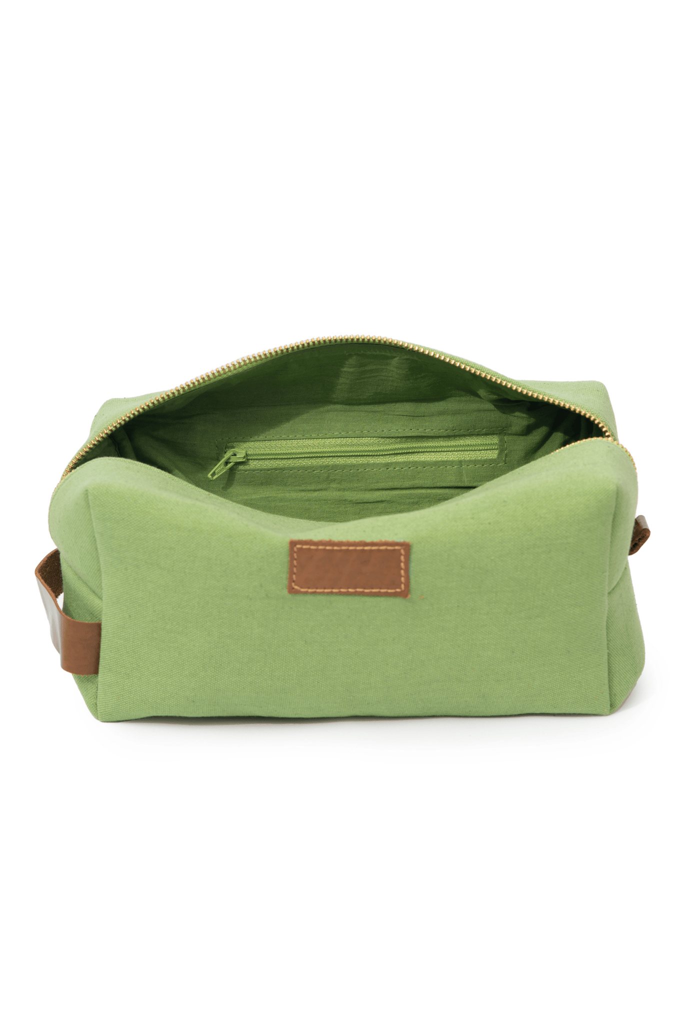 Canvas Box Organizer Pouch - Green