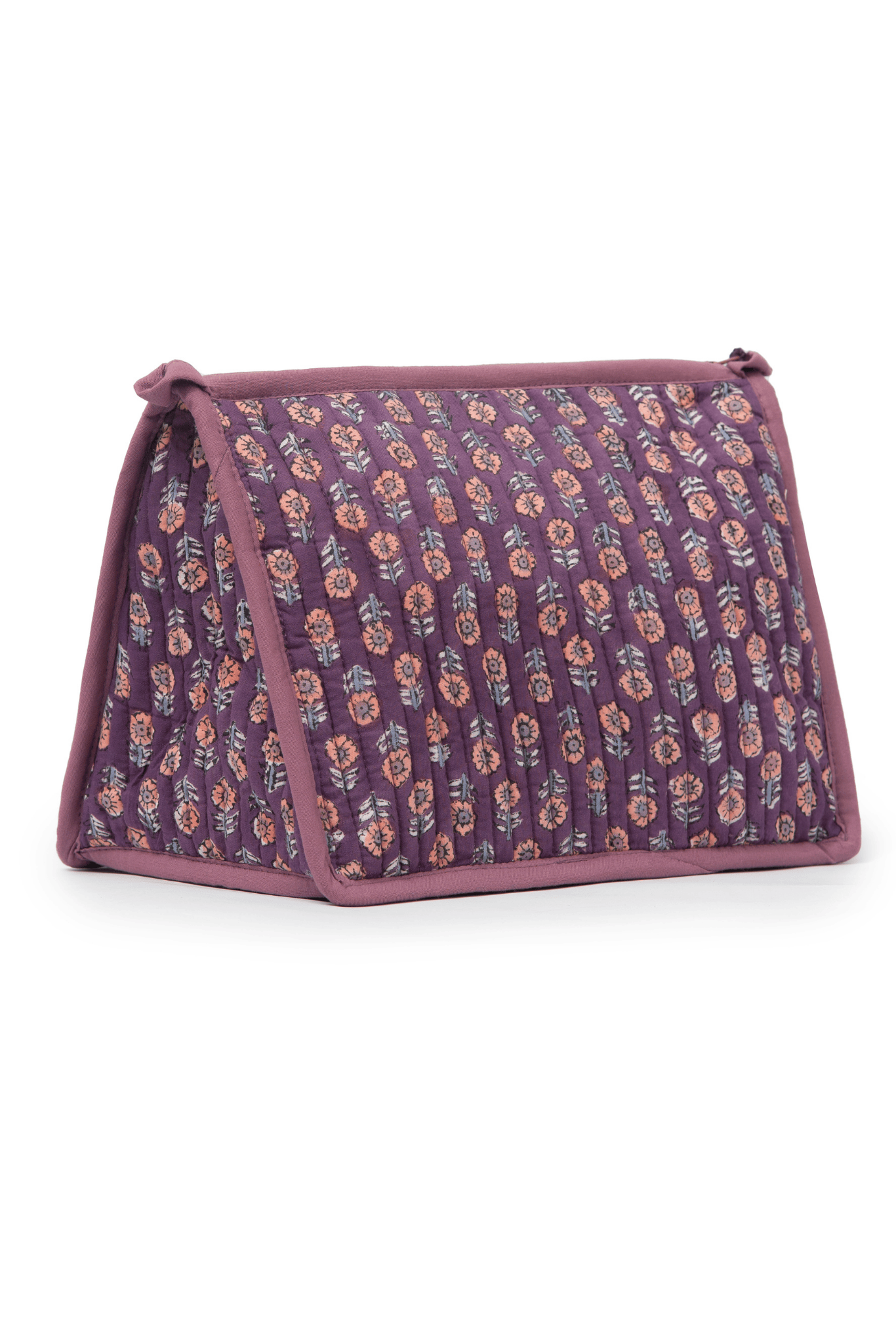 Lilac Quilted Pouch