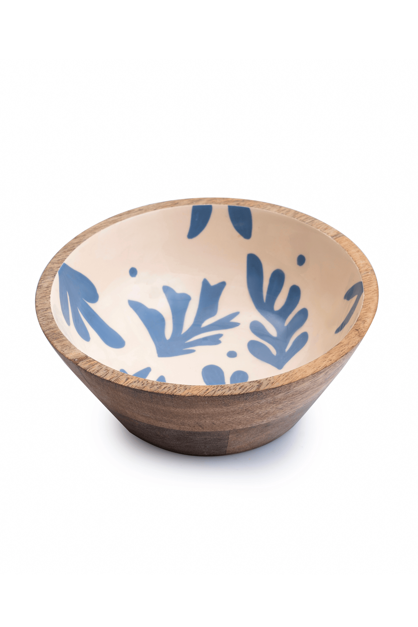 Soft Bloom Wooden Bowl (Medium)